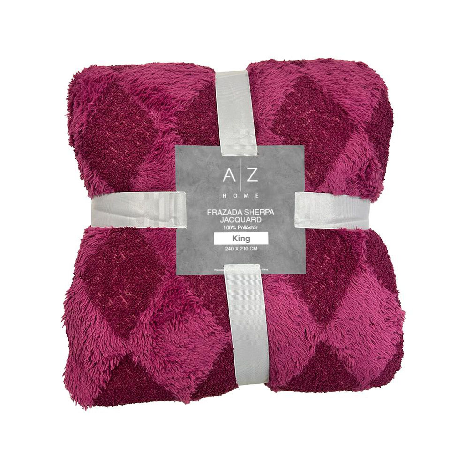 Frazada Sherpa Azhome Jacquard / King image number 1.0