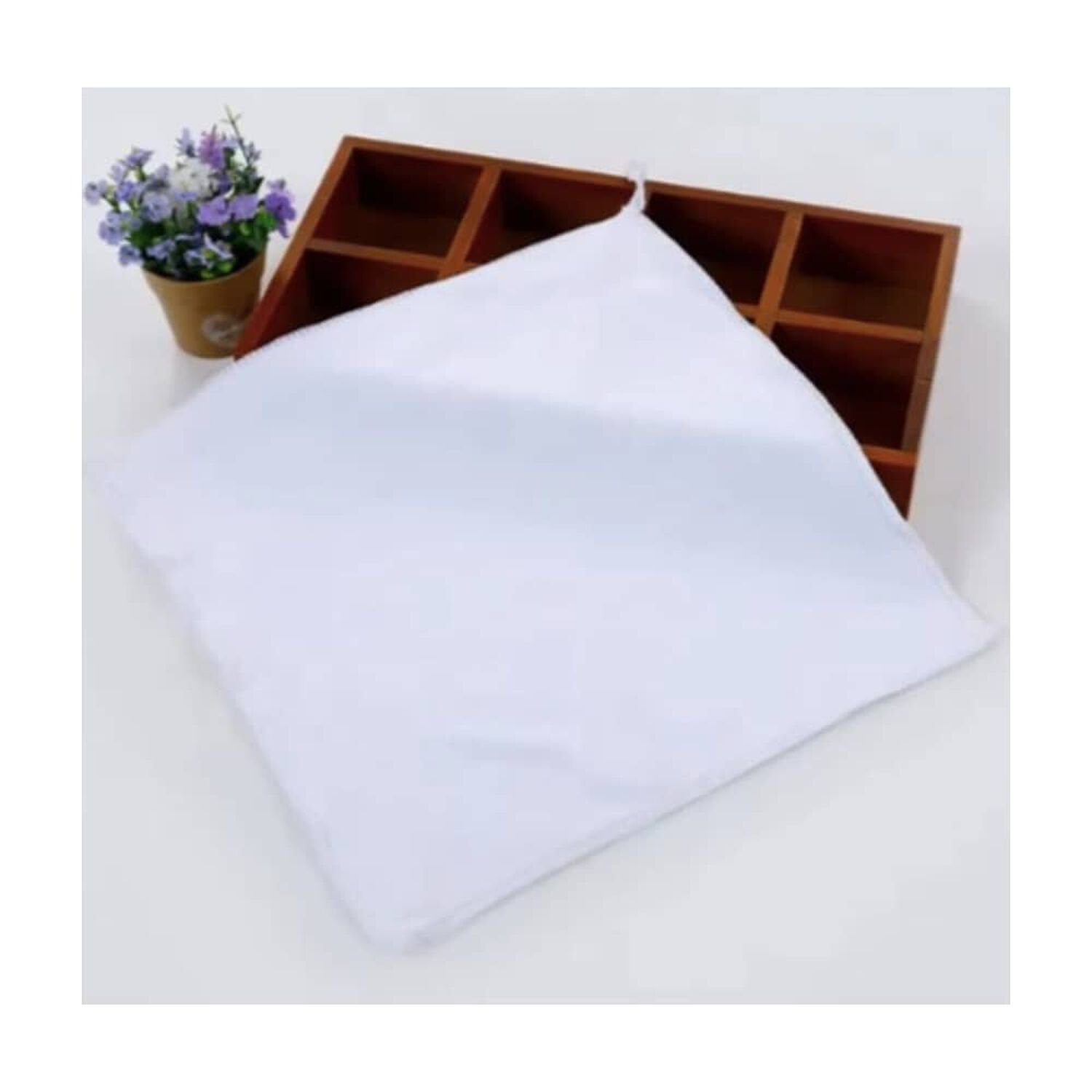 Pack 12 Toallas Blanco Cuadrada De 25 X 25 Cm image number 3.0