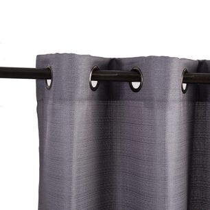 Set Cortina Jqd Rustica 8pzas Argolla 140x220 Taupe