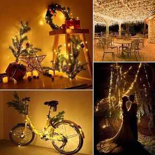 Luces Led Recargable Luz Solar Guirnalda Impermeable