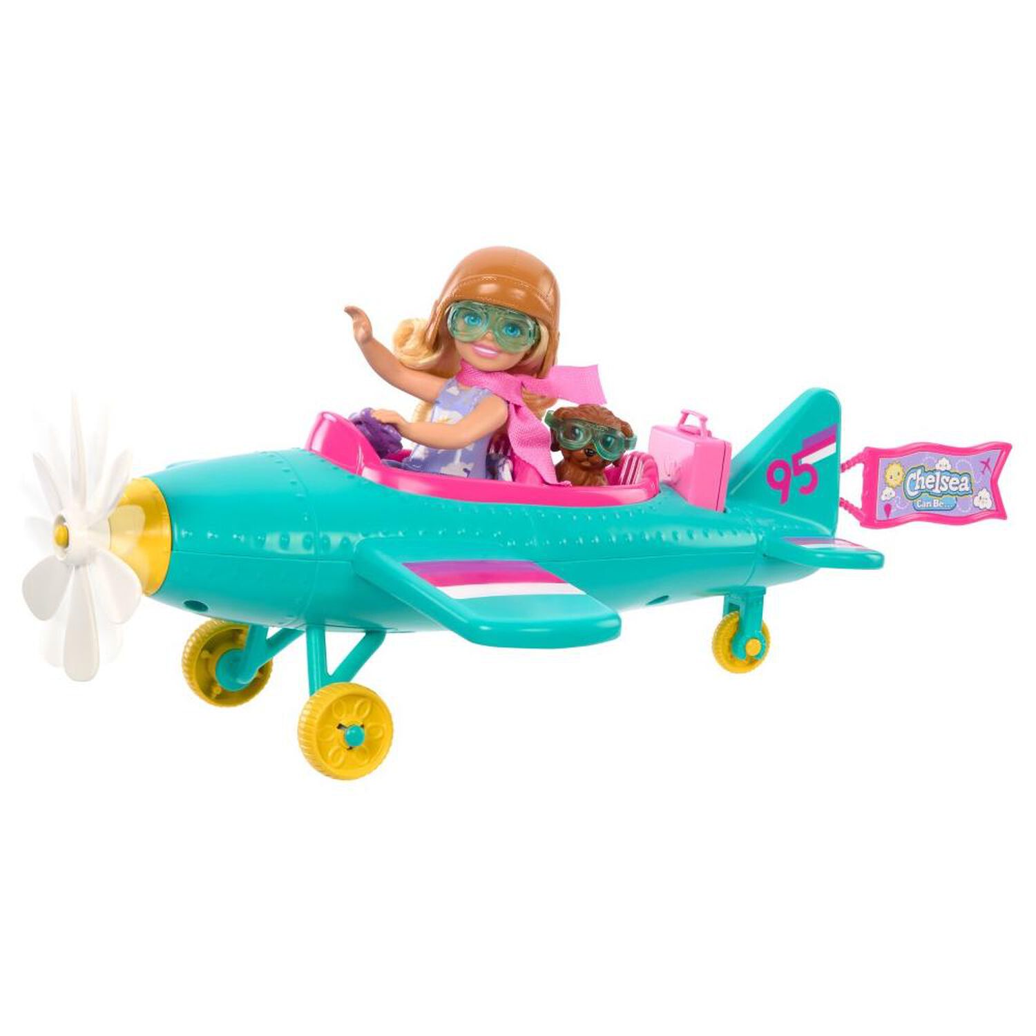 Set De Mu&ntilde;ecas Barbie Chelsea Piloto Avi&oacute;n image number 0.0