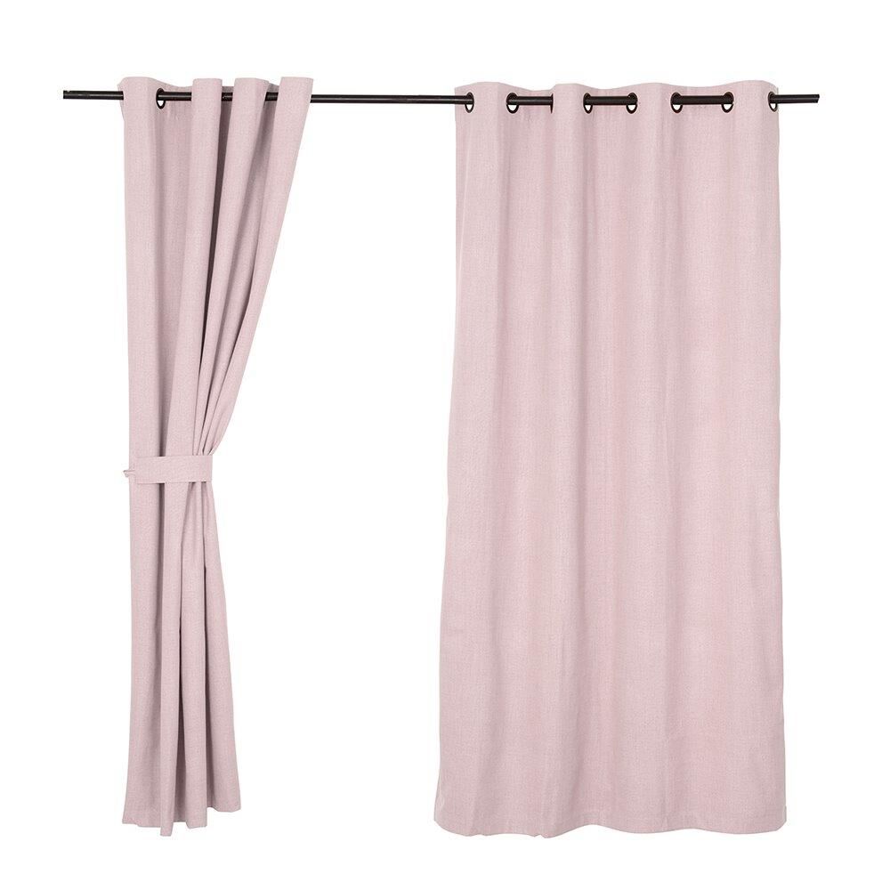 Set Cortina Blackout Arg. 140x220 Cms Urbana Rosado image number 0.0