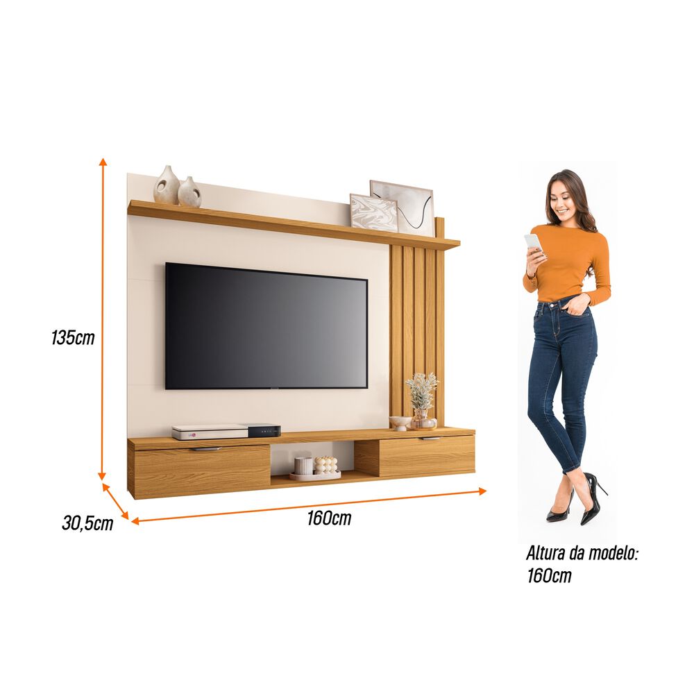 Home Tv Panel Mónaco 55" 160x135x31 Cm image number 6.0