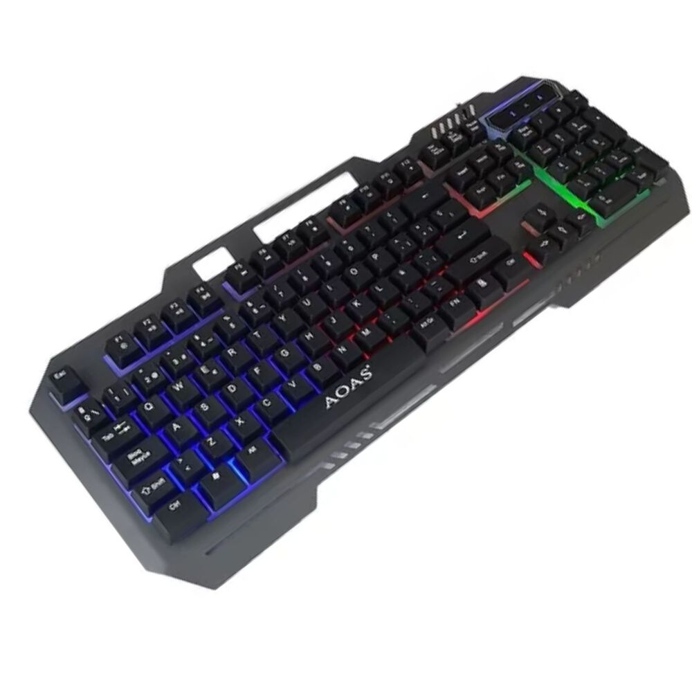 Teclado Mec&aacute;nico Aoas M888 Cable Usb Gamer Luces Rgb image number 1.0
