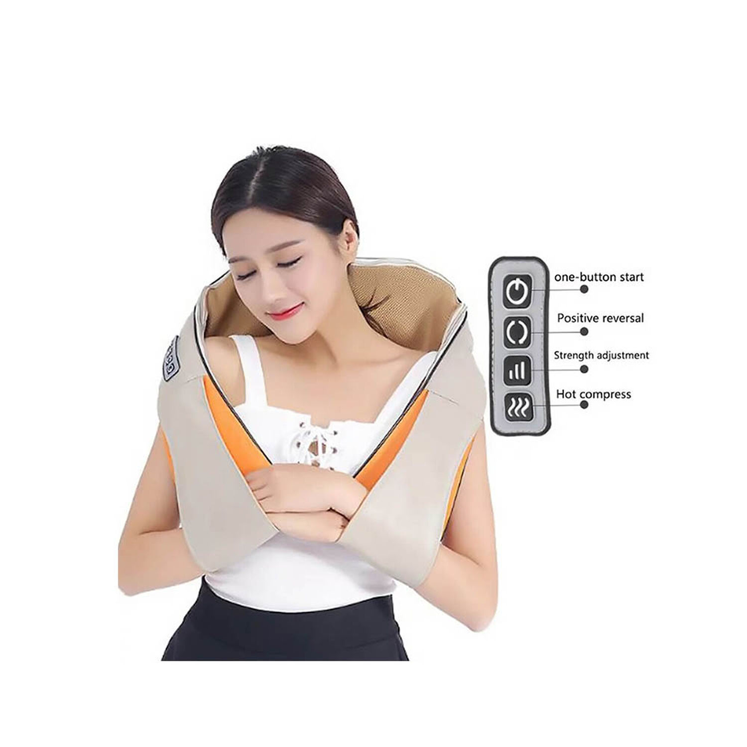 Masajeador Cervical Profesional Hombros Cuello Espalda Calor image number 4.0