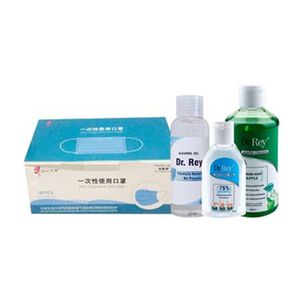 Pack Mascarillas + Jab&oacute;n L&iacute;quido + Alcohol Gel X 2