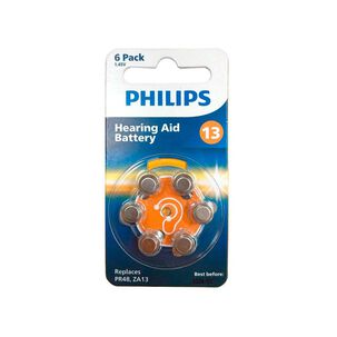 Microbateria Philips Auditiva 1.45v Pack 6 Unidades