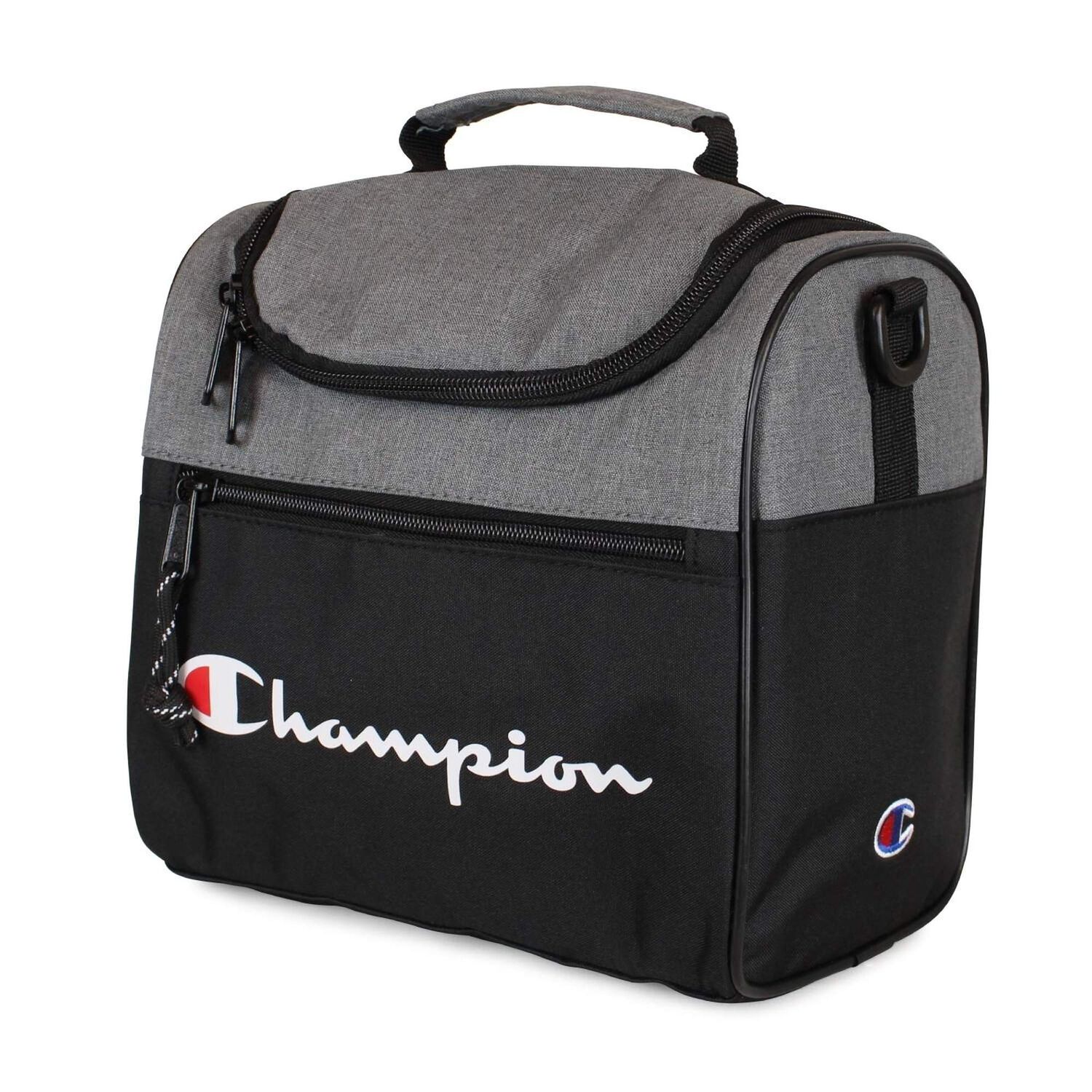 Pack Champion Bolso Atlanta 45lts + Lonchera Oxford Gris image number 4.0