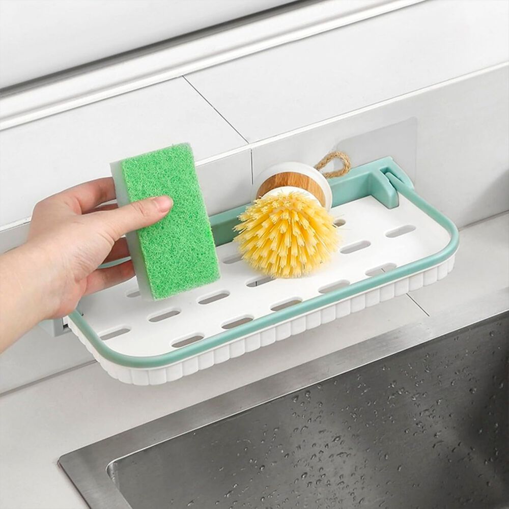 Repisa Estante De Ba&ntilde;o Plegable De Pared Cocina Toallero image number 3.0