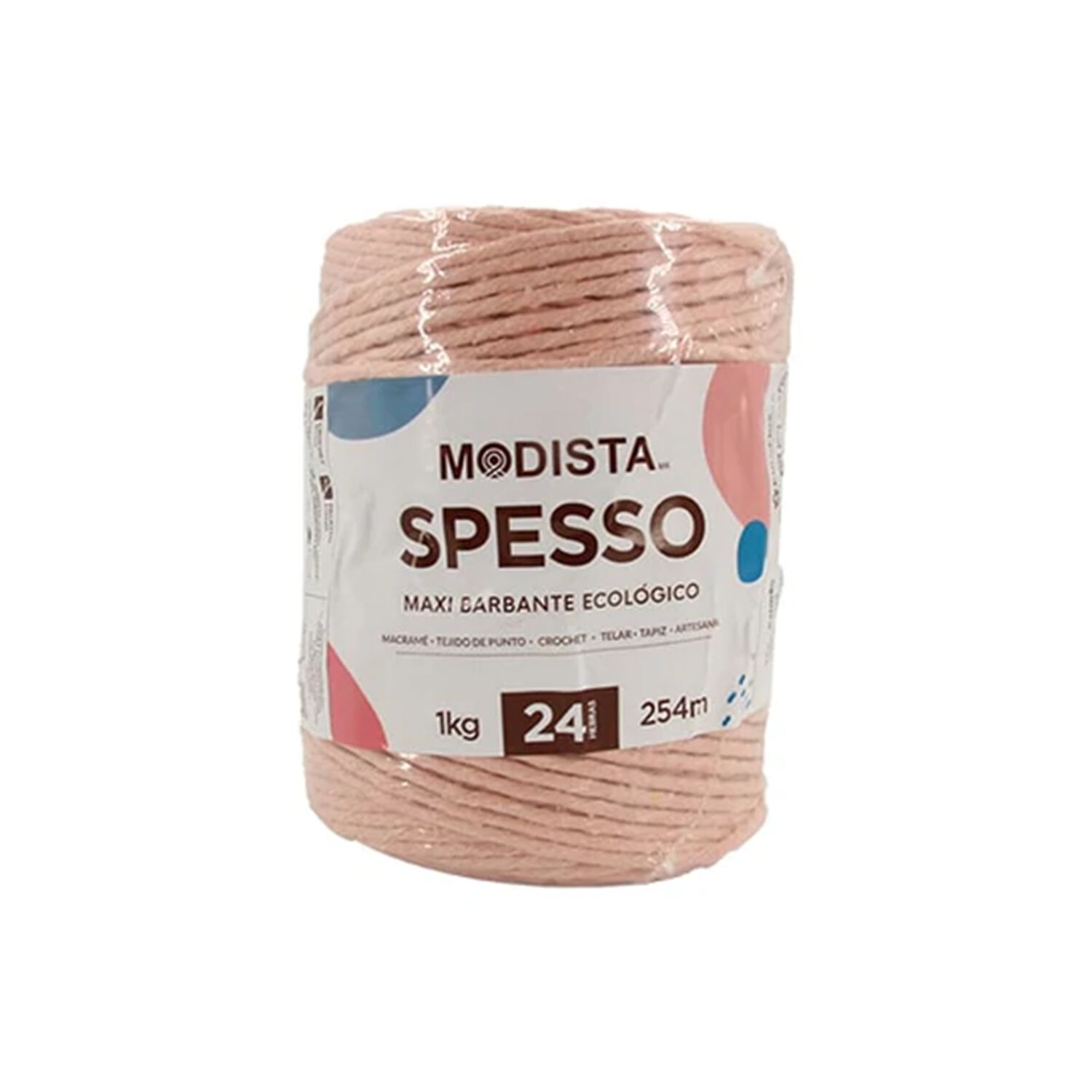 Algod&oacute;n Peinado Eco Modista Spesso 1kg 24 Colores Macrame image number 1.0