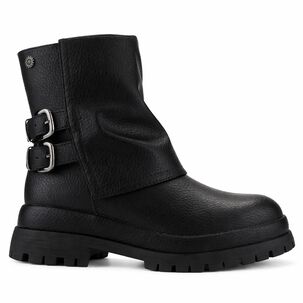 Botin Negro Mujer Casual Chalada Krep