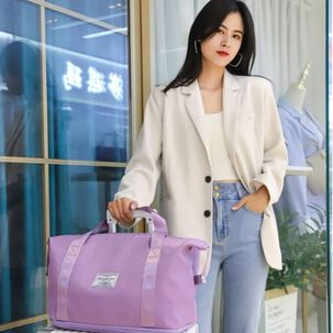 Bolso Cartera De Viaje Equipaje De Mano Expansible Portatil