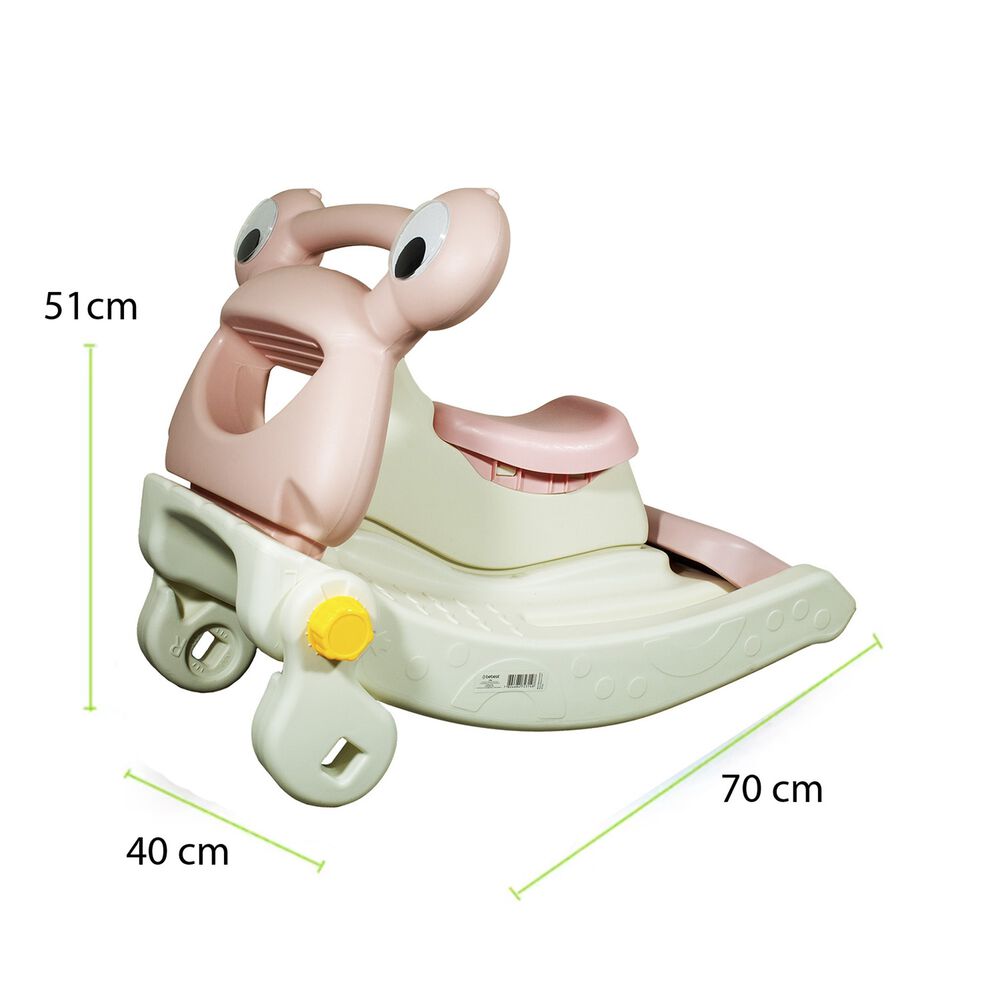 Balancin Resbalin Tobogan 2en1 Rosa image number 8.0