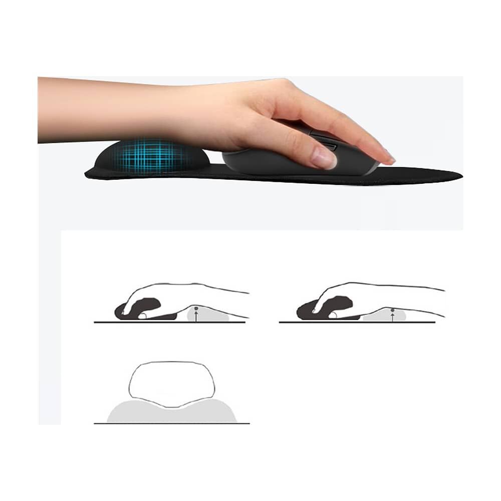 Mouse Pad Ergon&oacute;mico Con Apoya Mu&ntilde;ecas Gel Con Memory Foam image number 6.0