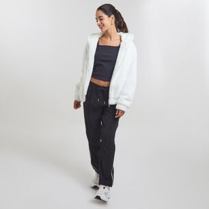 Chaqueta Regular Sherpa Cuello Redondo Con Capucha Mujer Freedom