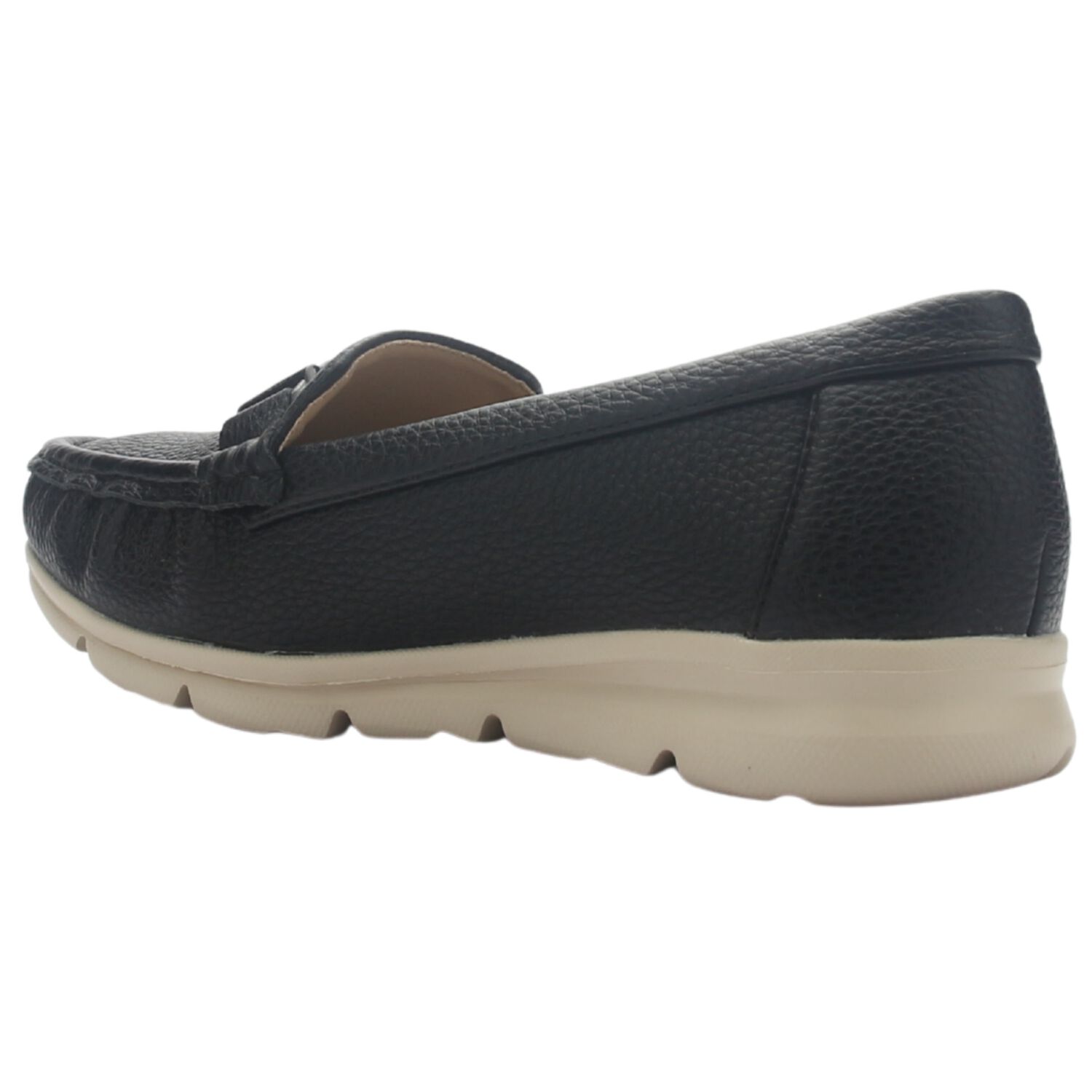 Mocasin De Mujer De Color Negro Casual Chalada Leve-1 image number 3.0