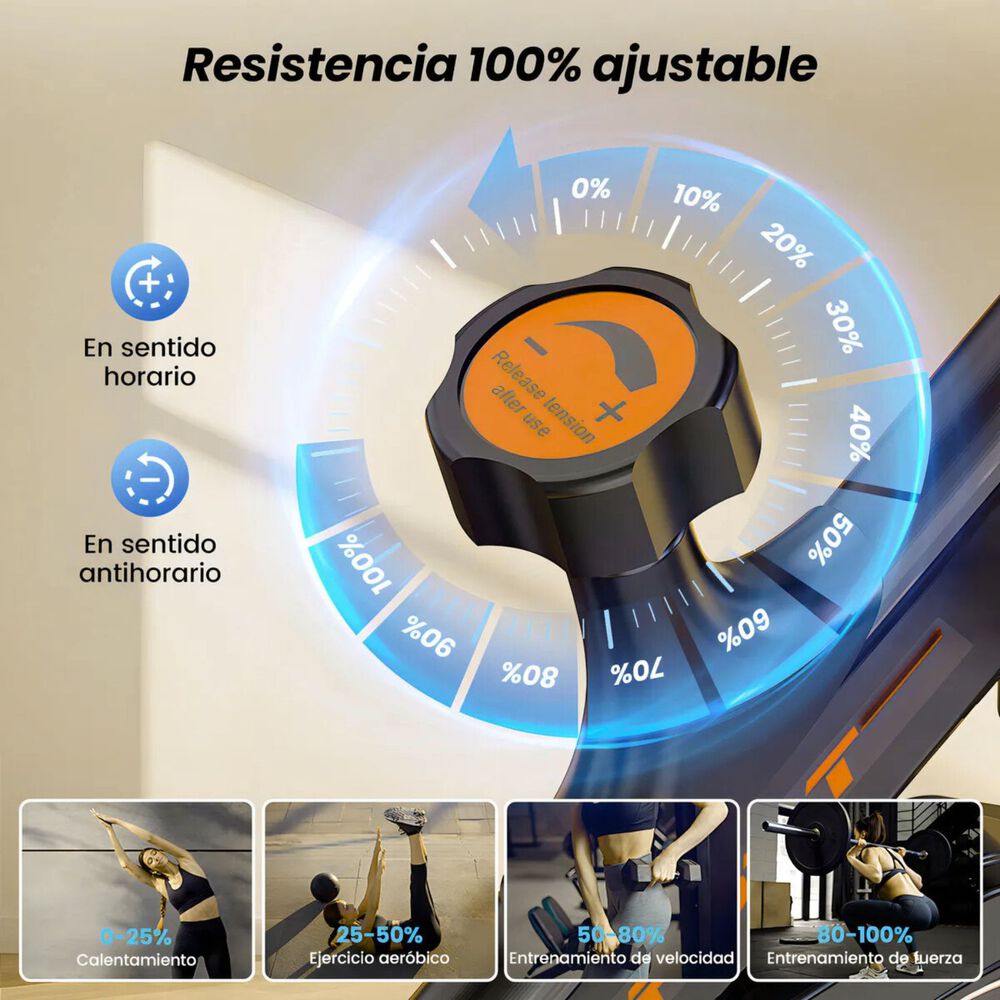 Bicicleta Spinning 6kg Resistencia Ambition image number 4.0