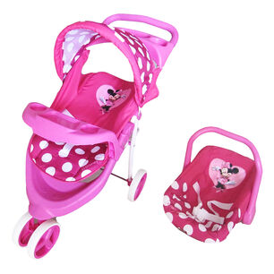 Coche Travel Jogger De Juguete Para Mu&ntilde;eca Minnie Disney