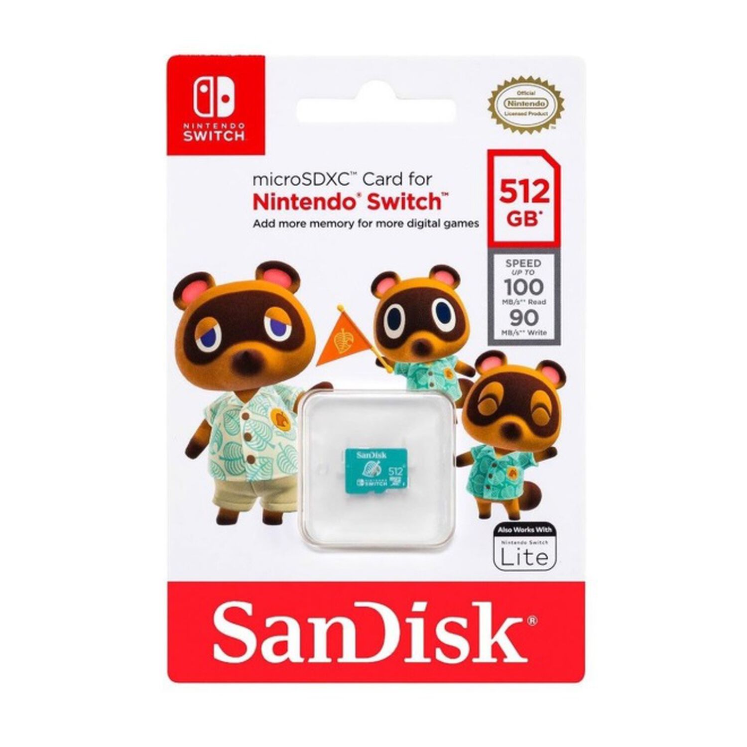 Memoria Micro Sd 512gb Nintendo Switch Sandisk image number 0.0