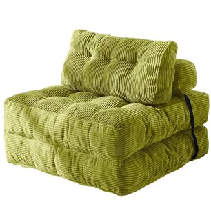 Silla Sof&aacute; Cama 190x85cm Puff Plegable Acolchada Hogar