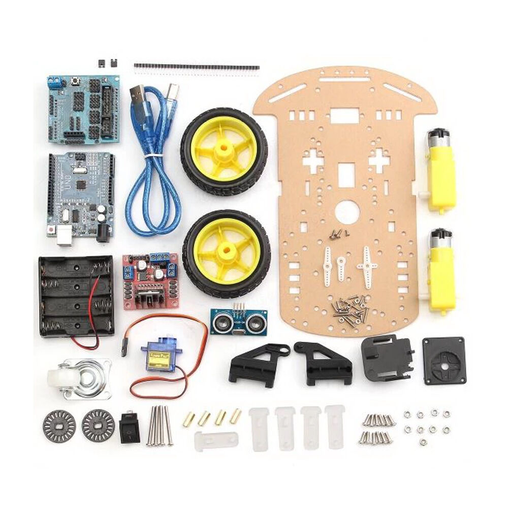 Kit Chasis Robot De Dos Ruedas image number 0.0