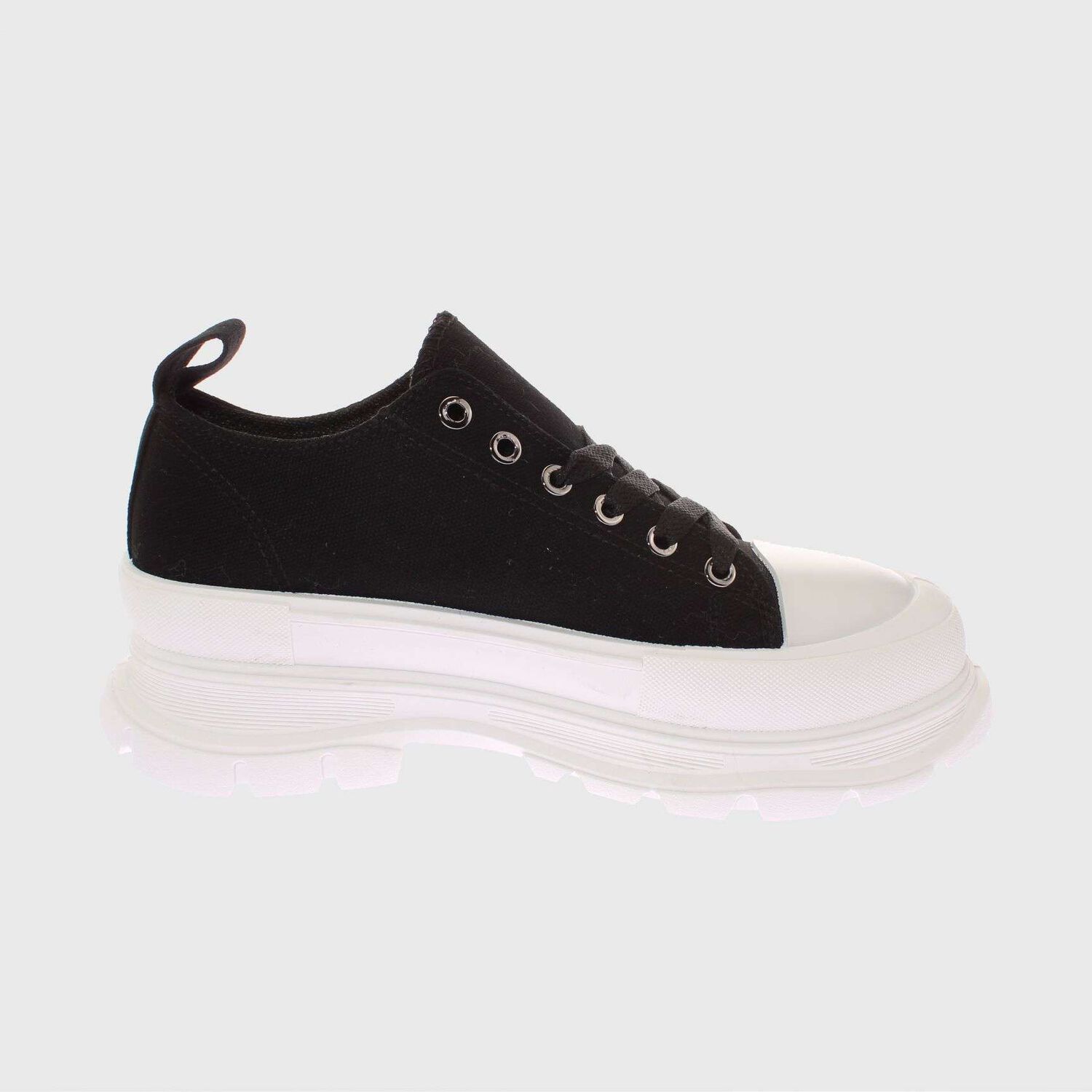 Zapatilla Lona Negro V&iacute;a Franca Art. 5by223black image number 3.0