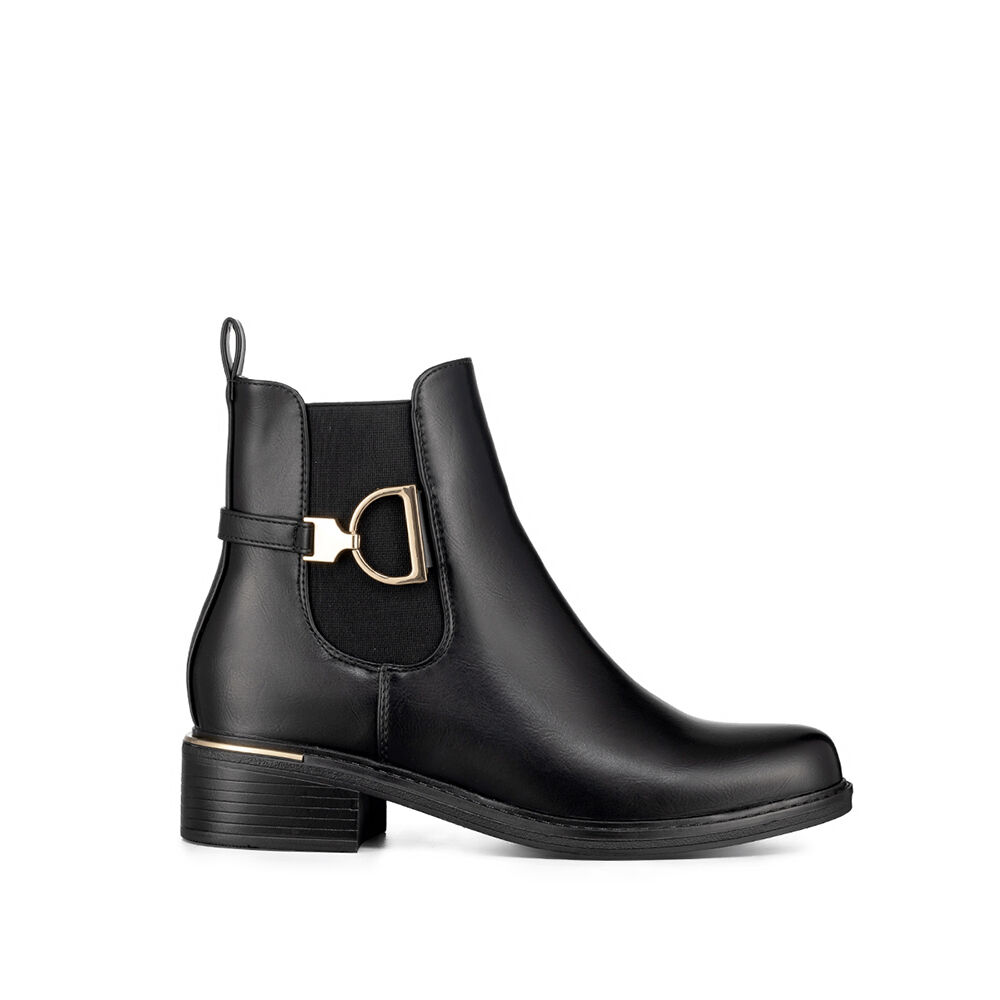 Botin Casual Mujer Eco Cuero Vintage Elegante Weide Qbm18 image number 2.0