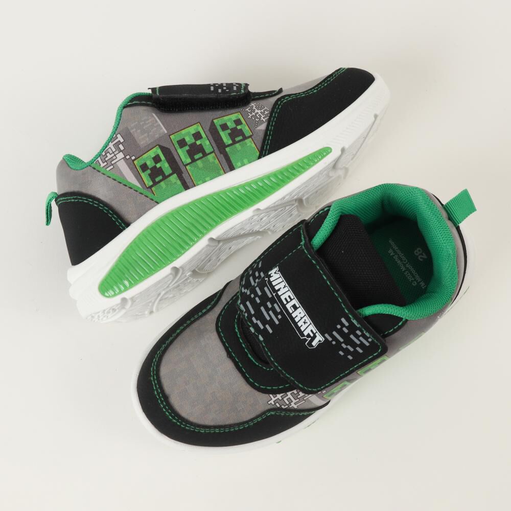 Zapatilla Infantil Niño Minecraft Gris image number 3.0