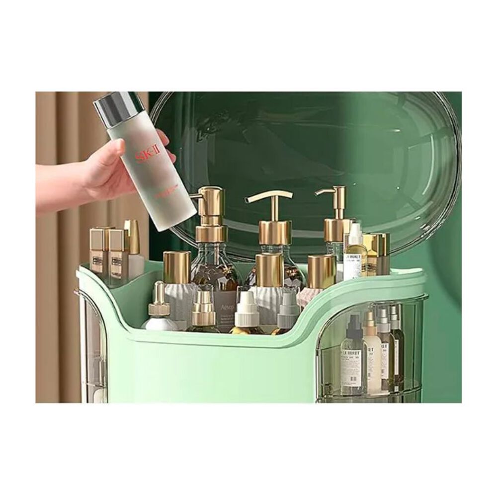 Caja Organizadora Maquillaje Cosmetiquera Verde image number 3.0