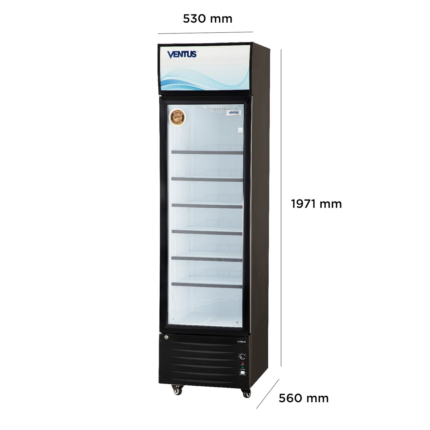 Ventus Visi-cooler Lg-290led 1 Puerta 290 Lts image number 2.0