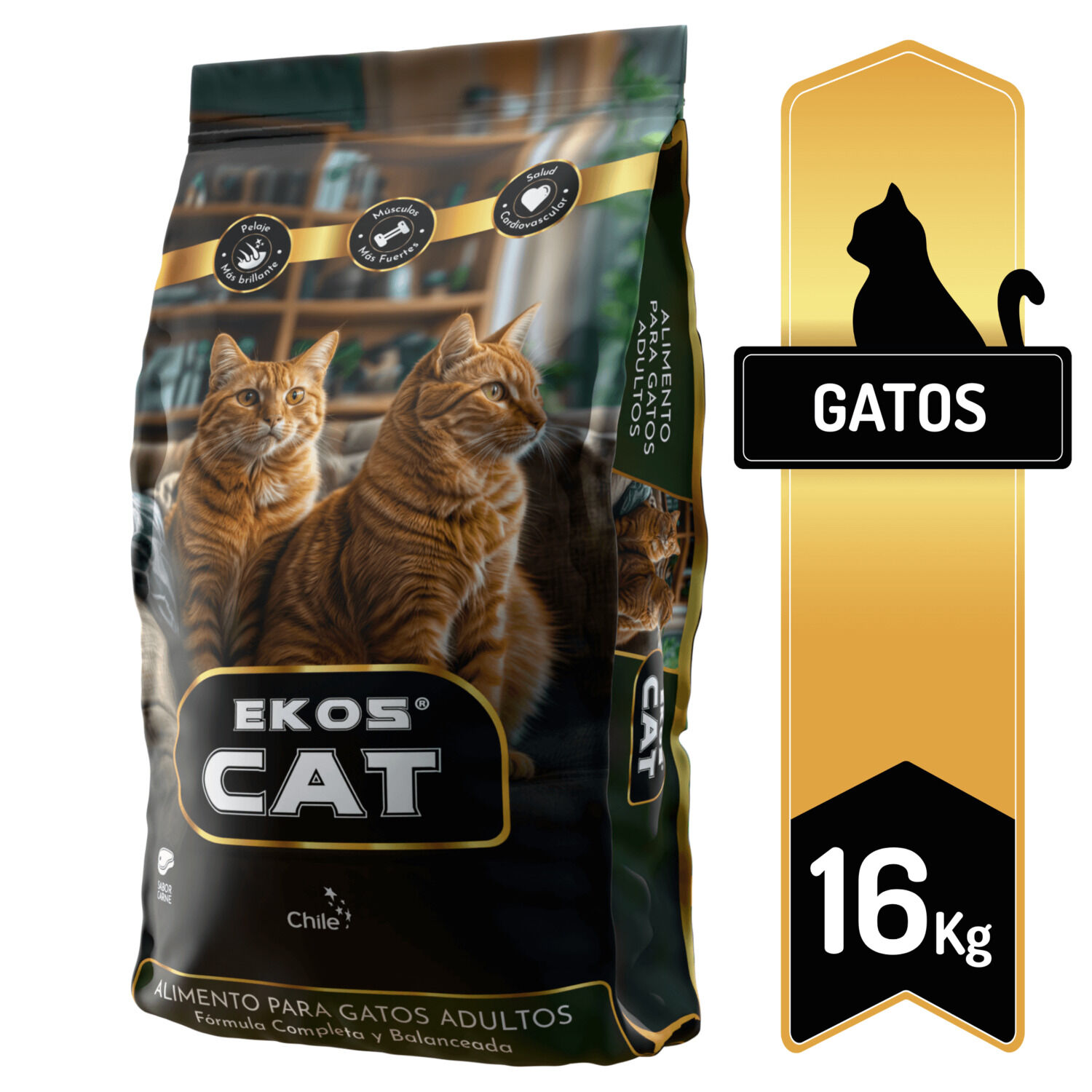 Alimento Para Gato Adulto Ekos Cat 16kg image number 0.0