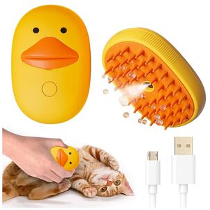 Cepillo Con Vapor Para Limpieza Y Masajes Para Mascotas Amar