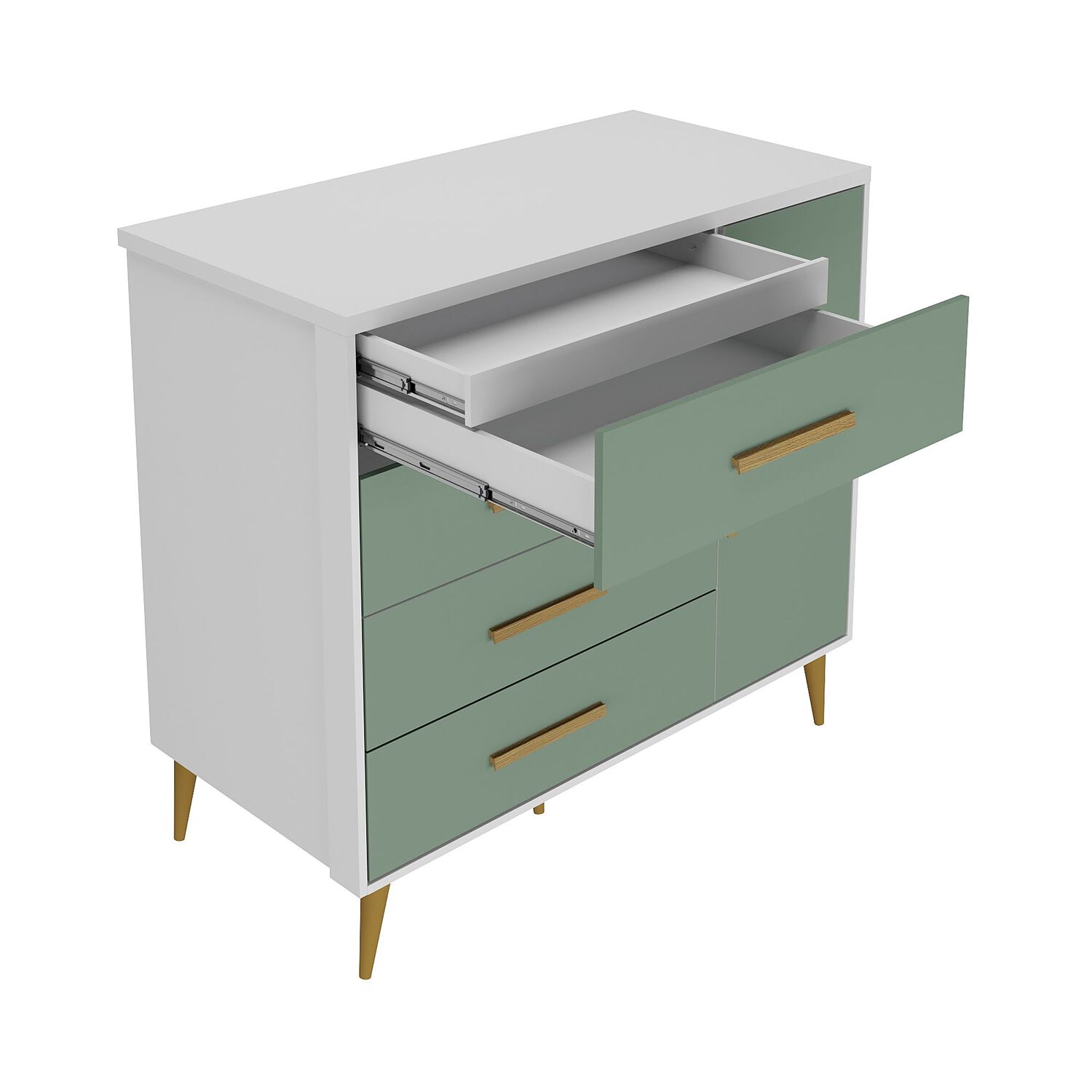 Comoda Di Poretti Design Kids / 1 Puerta / 4 Cajones image number 1.0