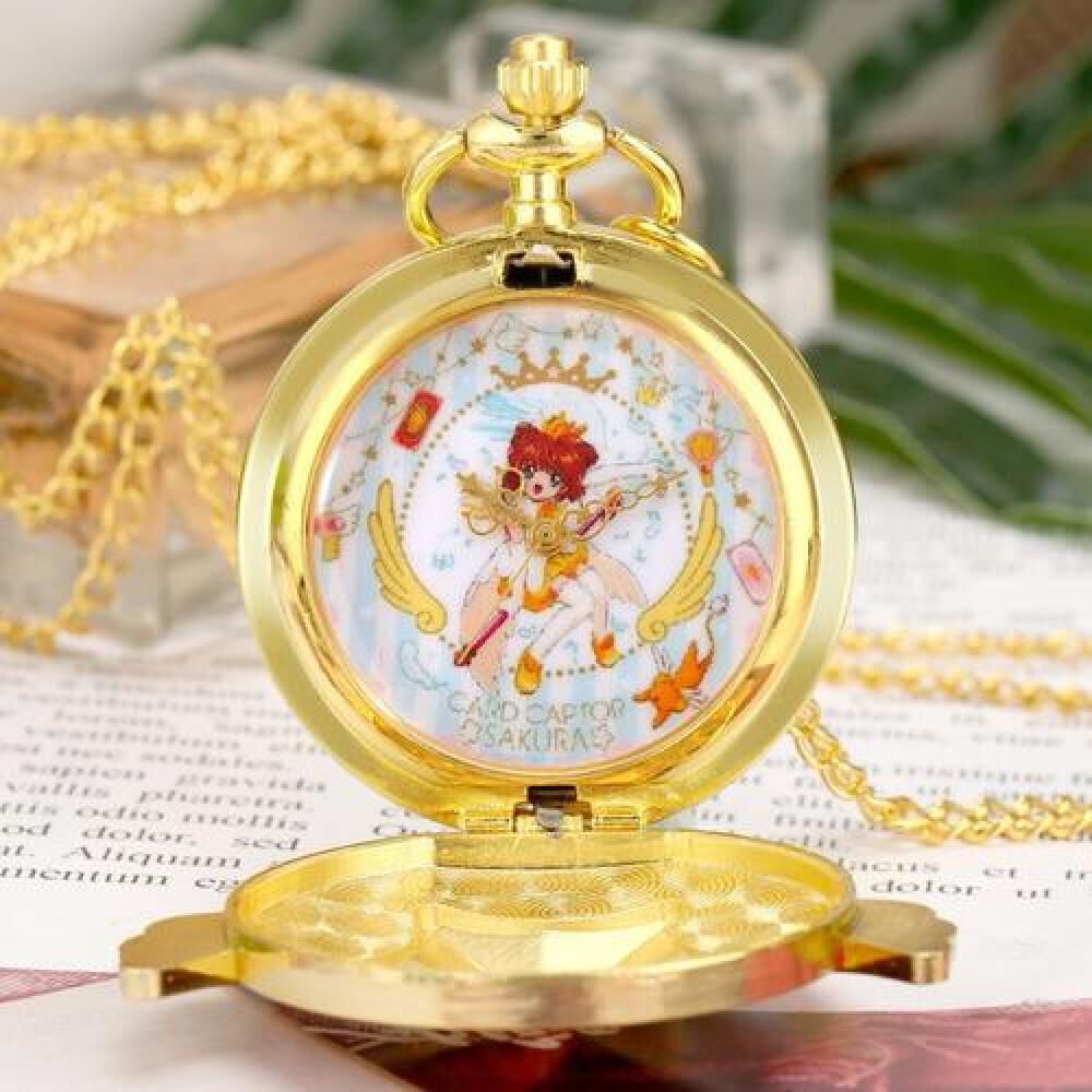 Reloj De Bolsillo Vintage Sakura Card Captor Corazon Mod3 image number 2.0
