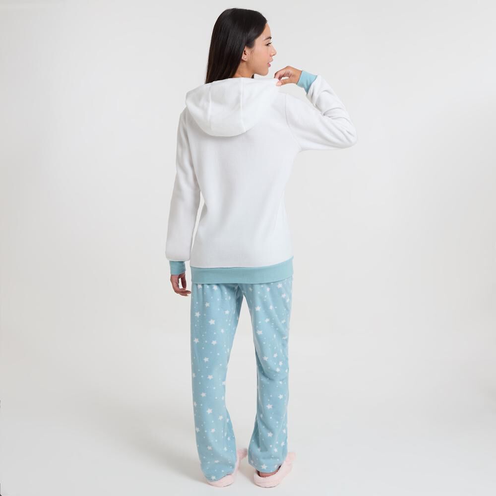 Pijama Polar Manga Larga Con Capucha Mujer Freedom image number 3.0