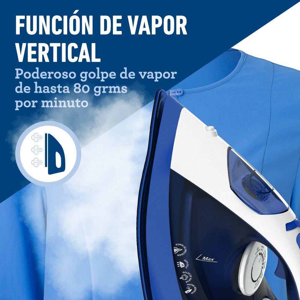 Plancha De Vapor Oster Con Base Antiadherente Gcstbs6003 image number 5.0