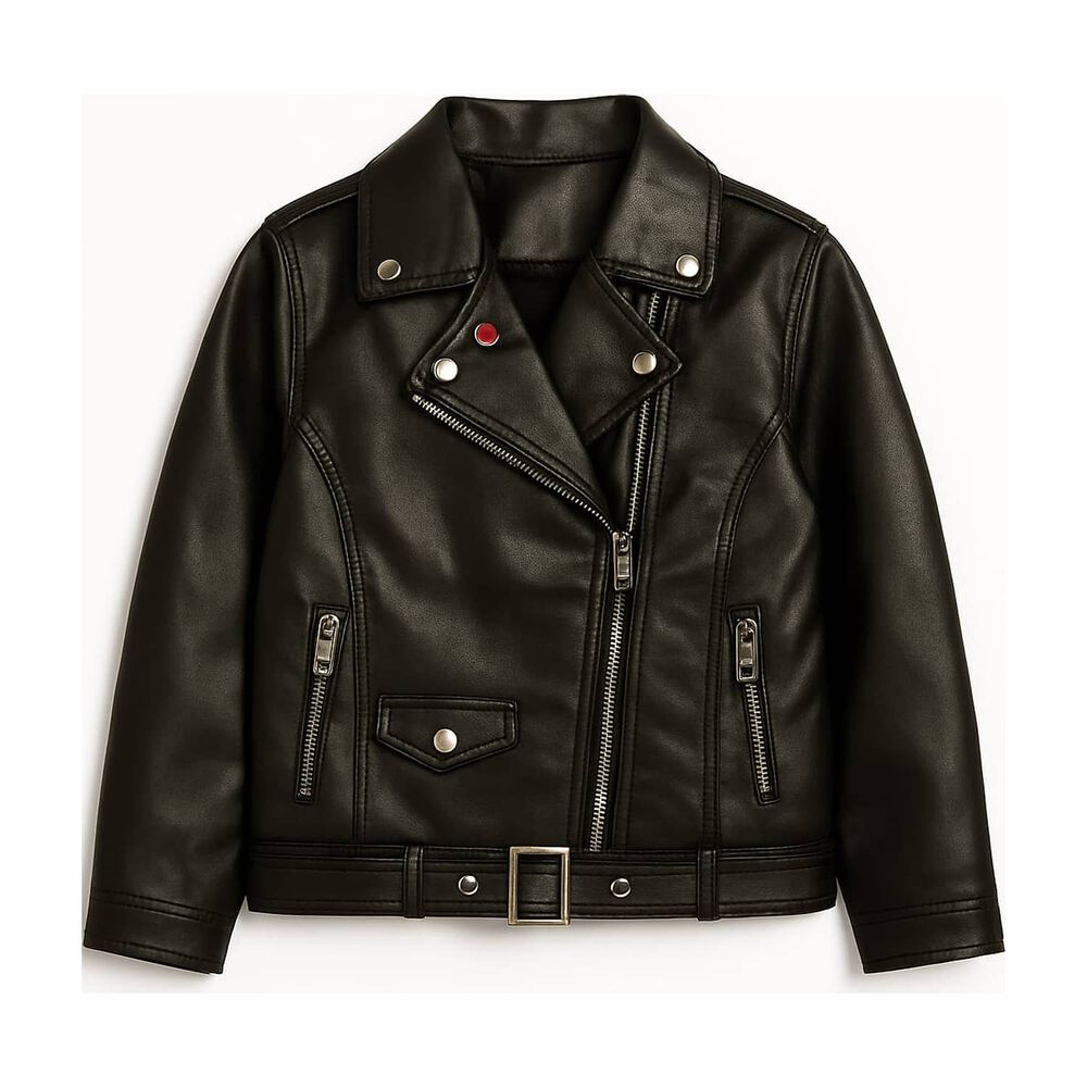 Chaquetas Biker Ecocuero Para Ni&ntilde;os image number 0.0