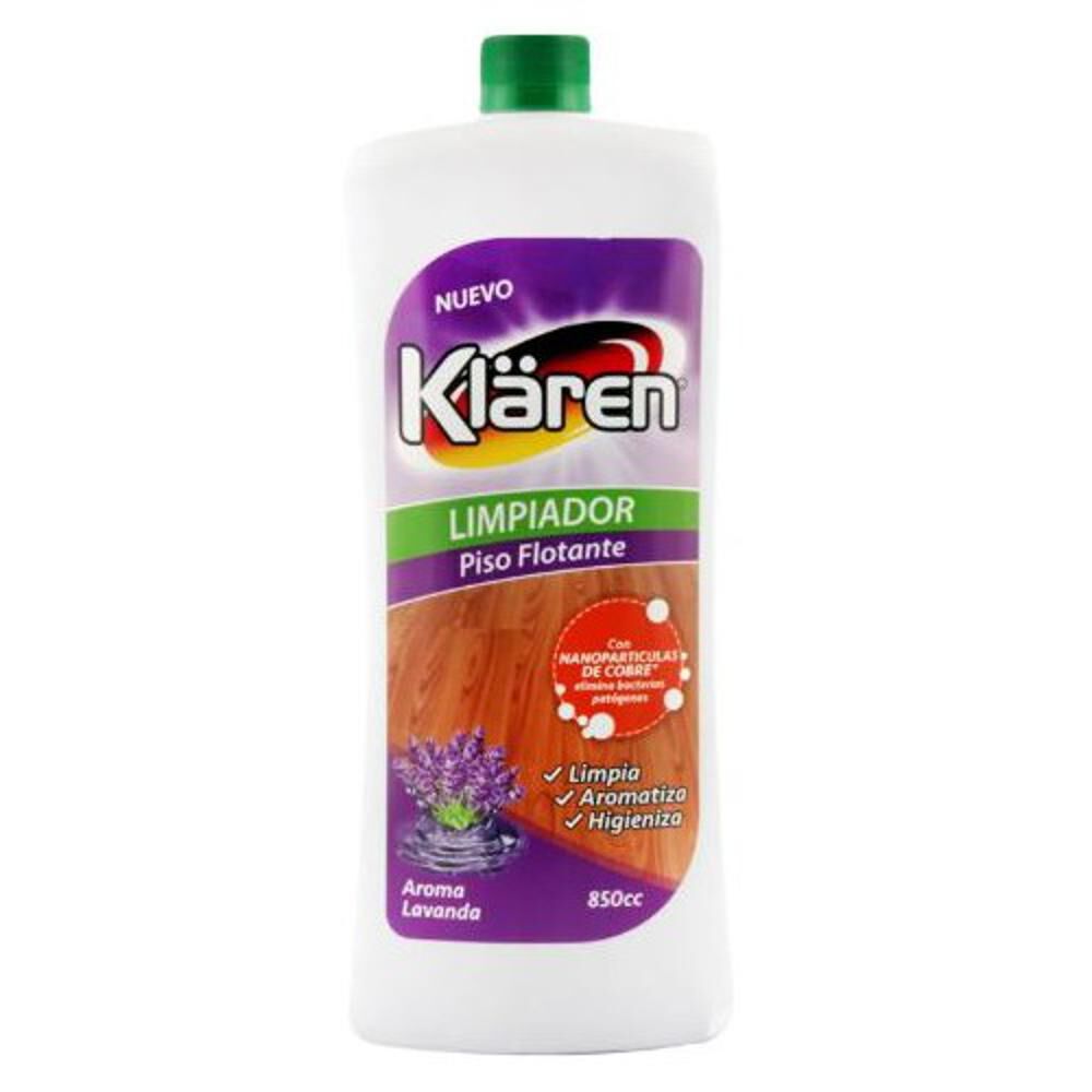 Limpiador Piso Flotante 850ml Lavanda - Klaren image number 0.0