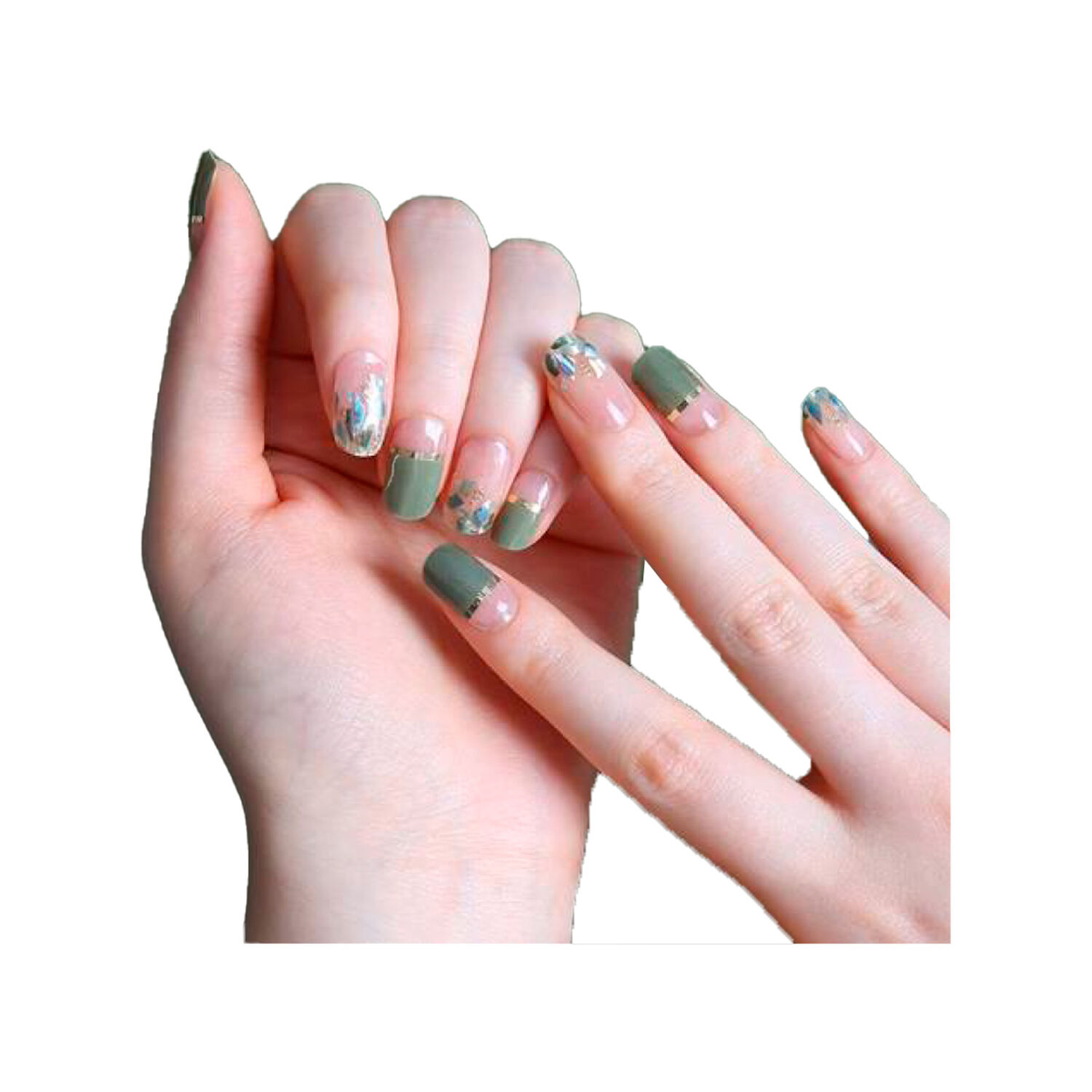 U&ntilde;as Sticker Efecto Gel Tiolla Never Garden Green image number 1.0