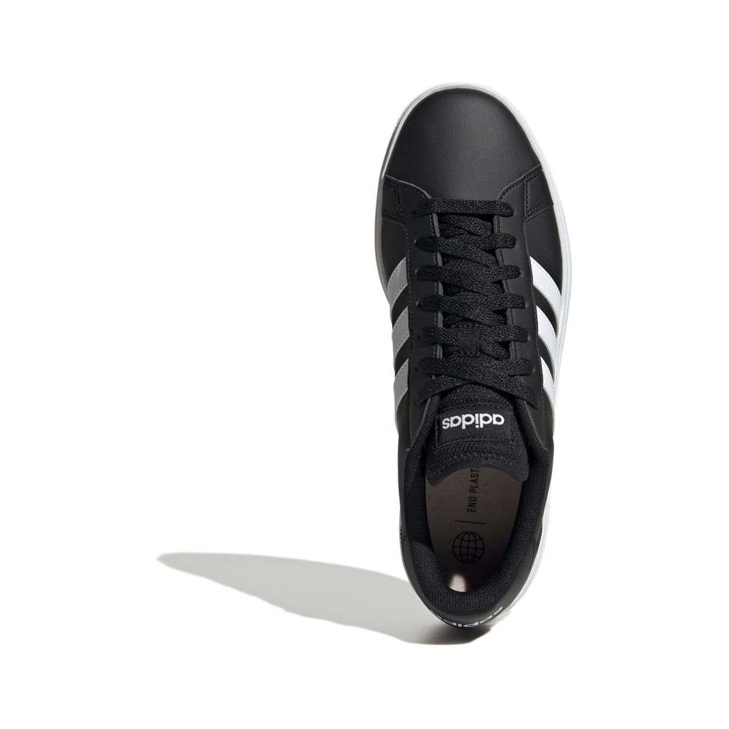 Zapatilla Urbana Hombre Adidas Grand Court Base 2.0 Negro image number 4.0