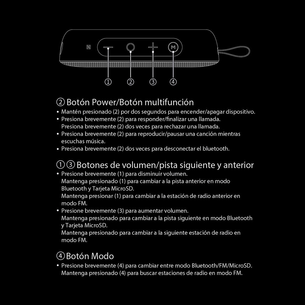 Parlante Portátil Karbon5 Bluetooth Ipx7 Master-g image number 8.0