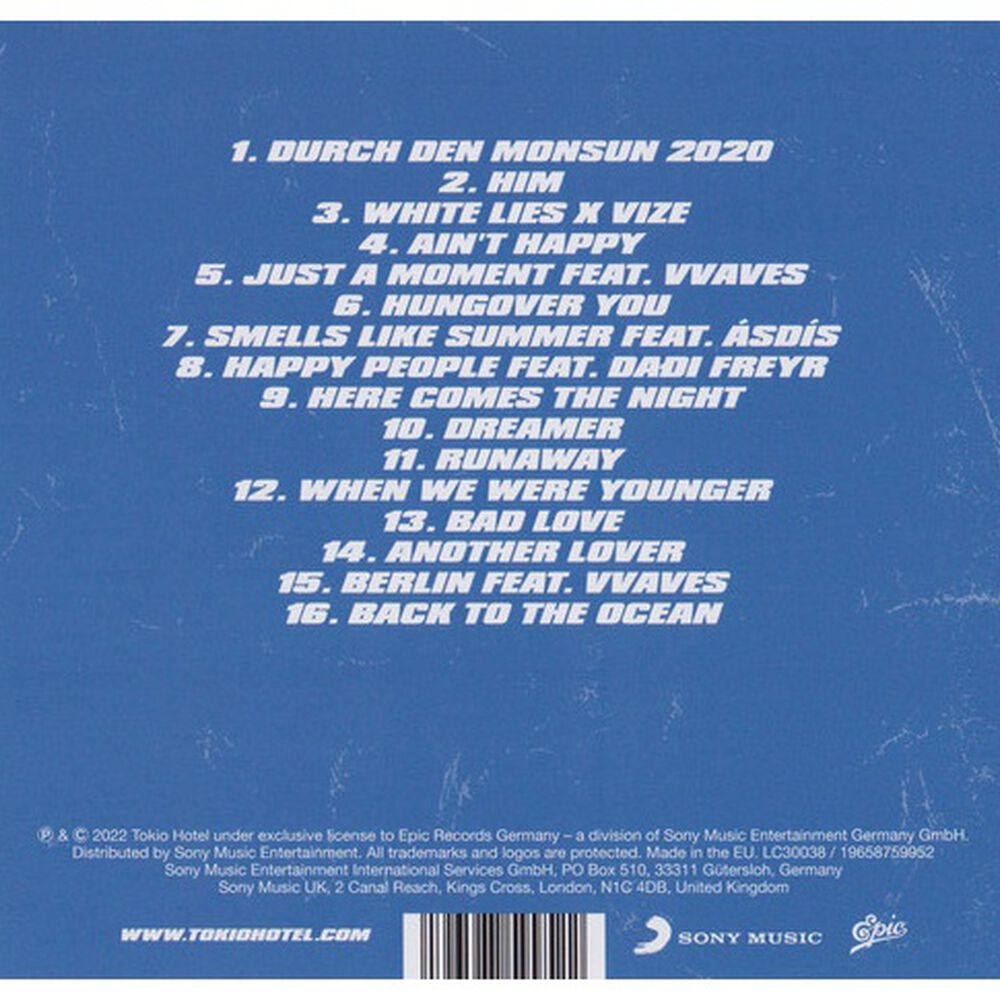 Tokio Hotel - 2001 | Cd image number 1.0