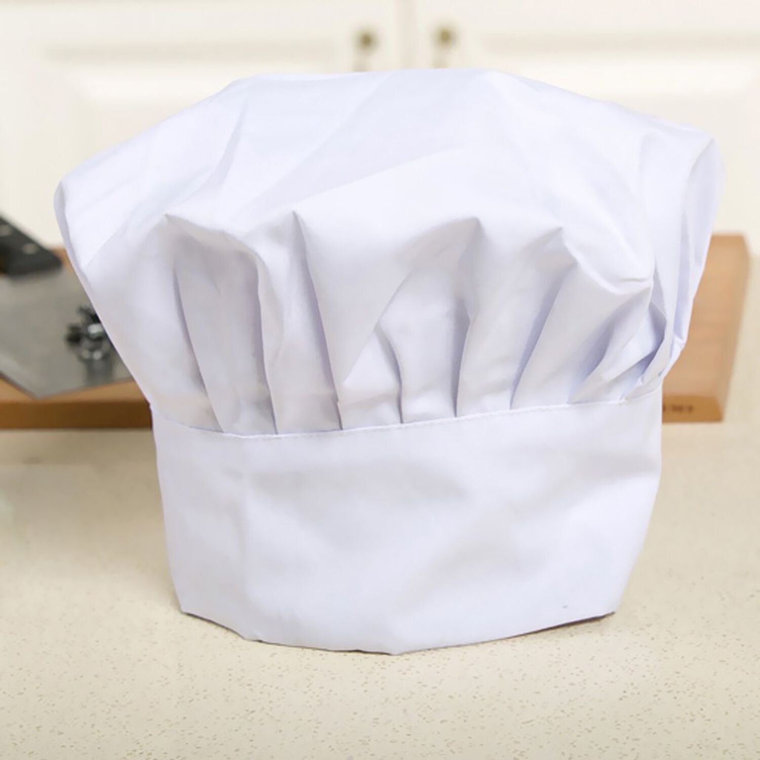 Gorro De Chef O Cocina Blanco Tipo Champi&ntilde;on Frances image number 2.0