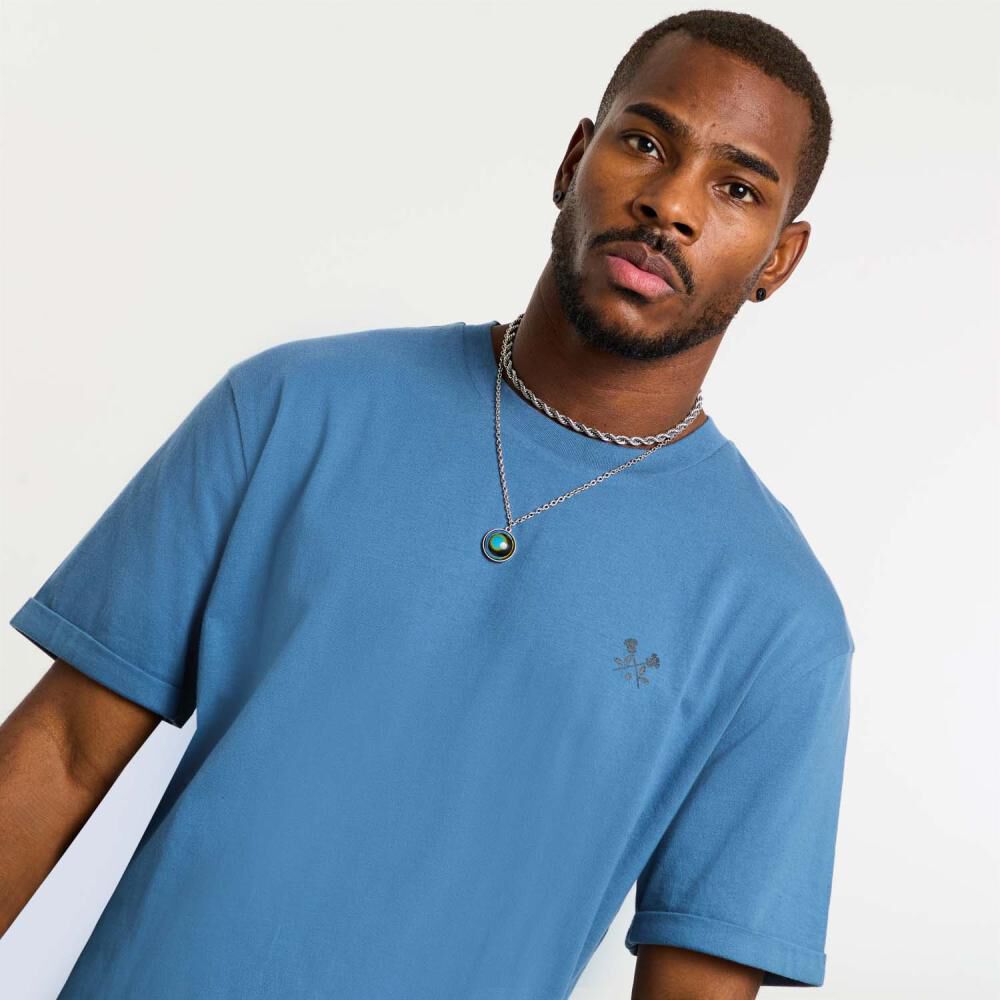 Polera Regular Manga Corta Cuello Redondo Hombre Rolly Go image number 4.0