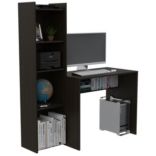 Escritorio Biblioteca 150x127,1x50 Cm Fm-030n Negro
