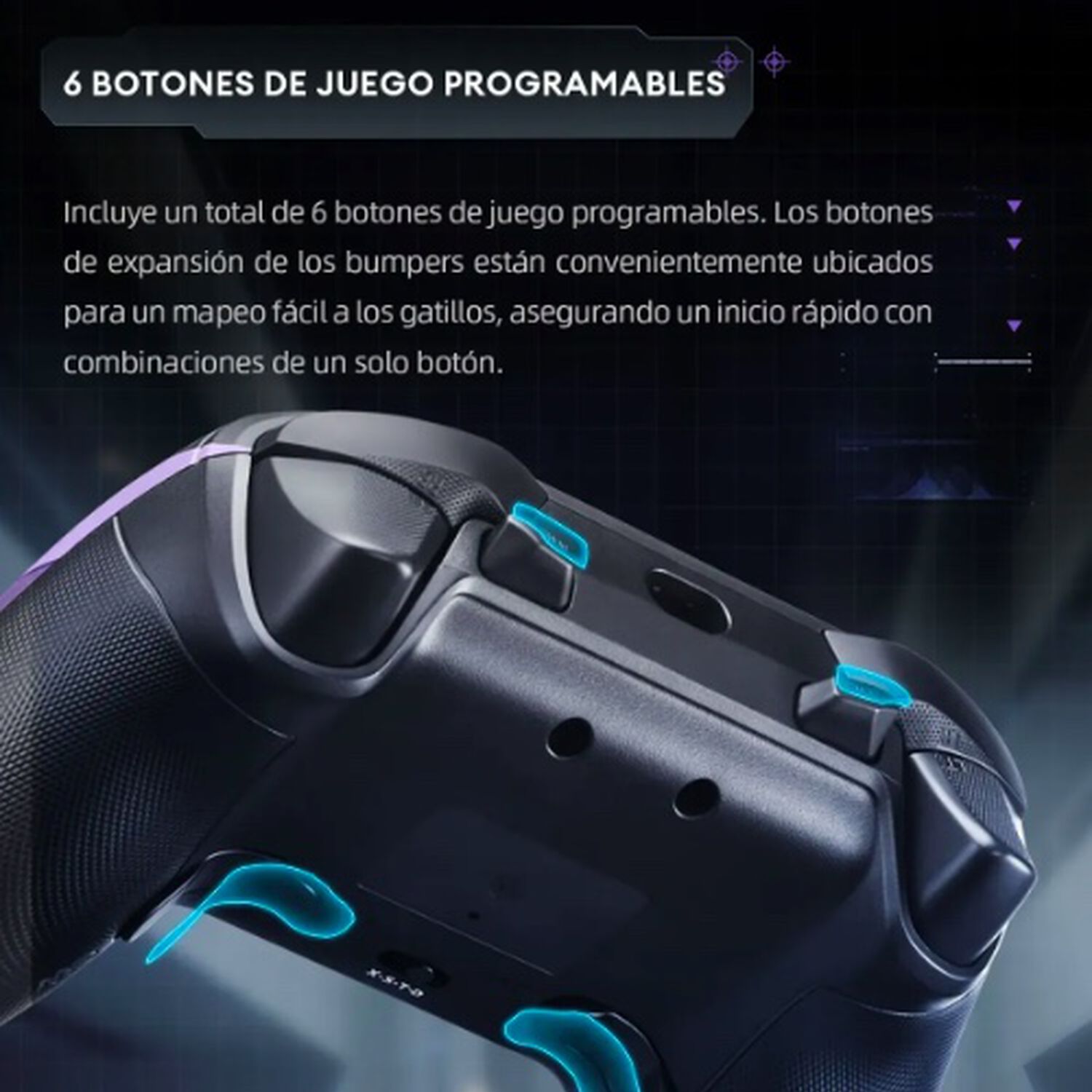 Control Gamer Thunderobo Blanco image number 4.0