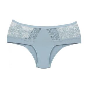 Bikini Microfibra Encaje Celeste 2rios