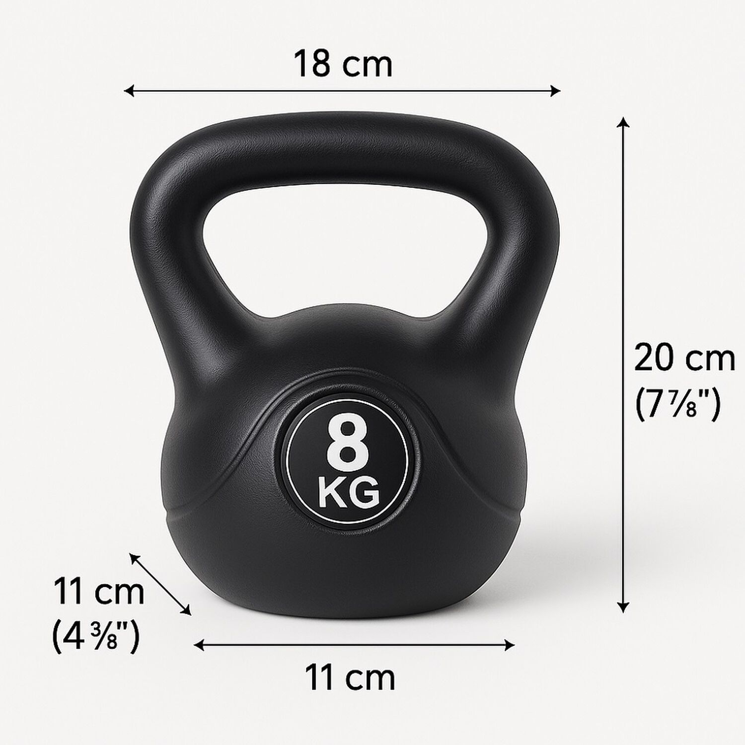 Pesa Rusa Kettlebell 8kg Entretenimiento Crossfit Y Fitness image number 3.0