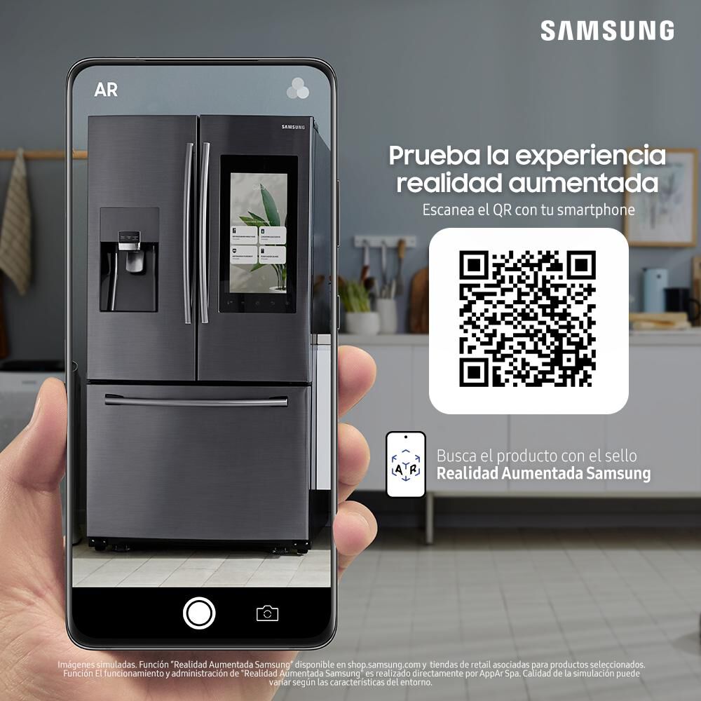 Refrigerador Bottom Freezer Samsung RB30N4020S8ZS / No Frost / 290 Litros image number 2.0