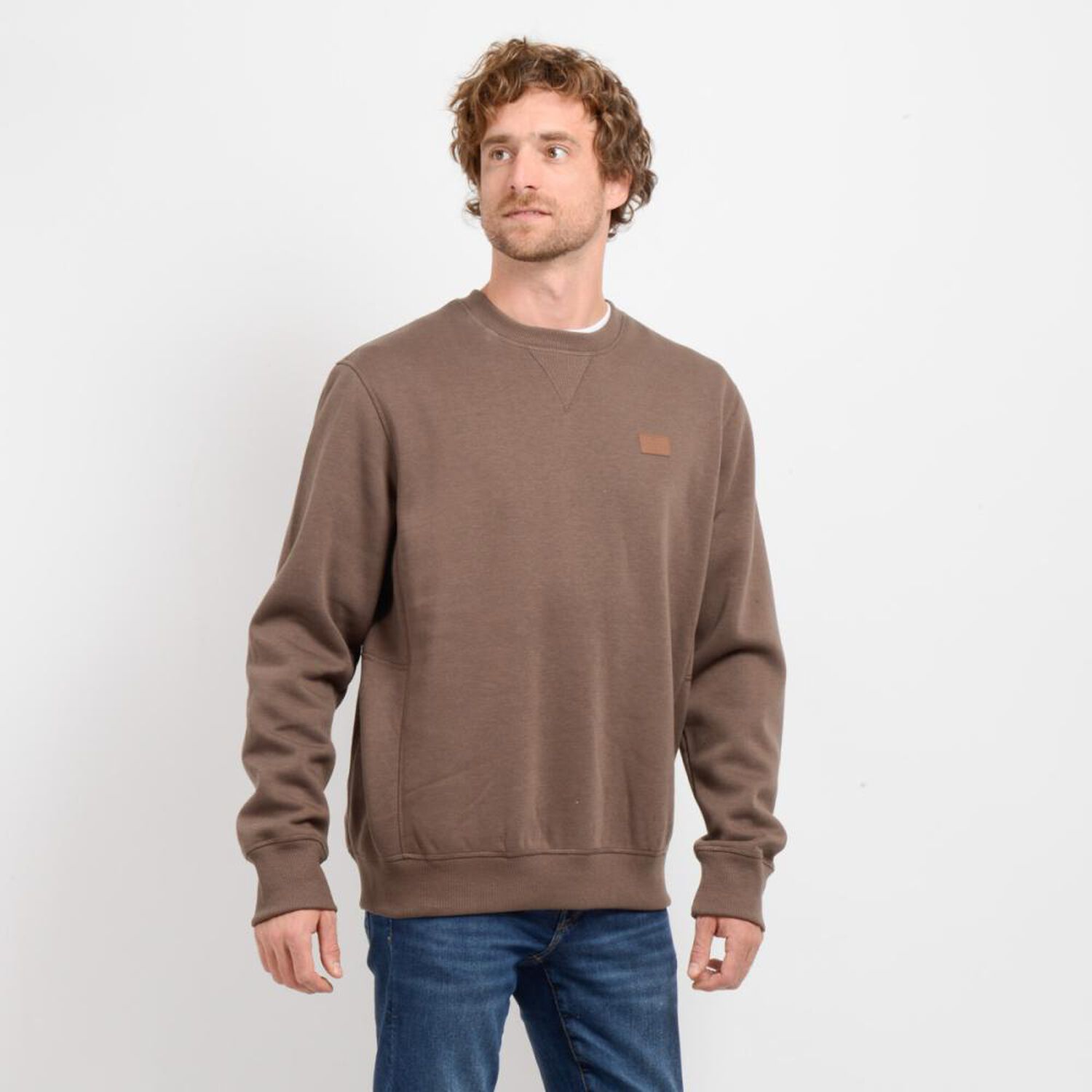 Poler&oacute;n Liso Cuello Redondo Hombre O'neill image number 2.0